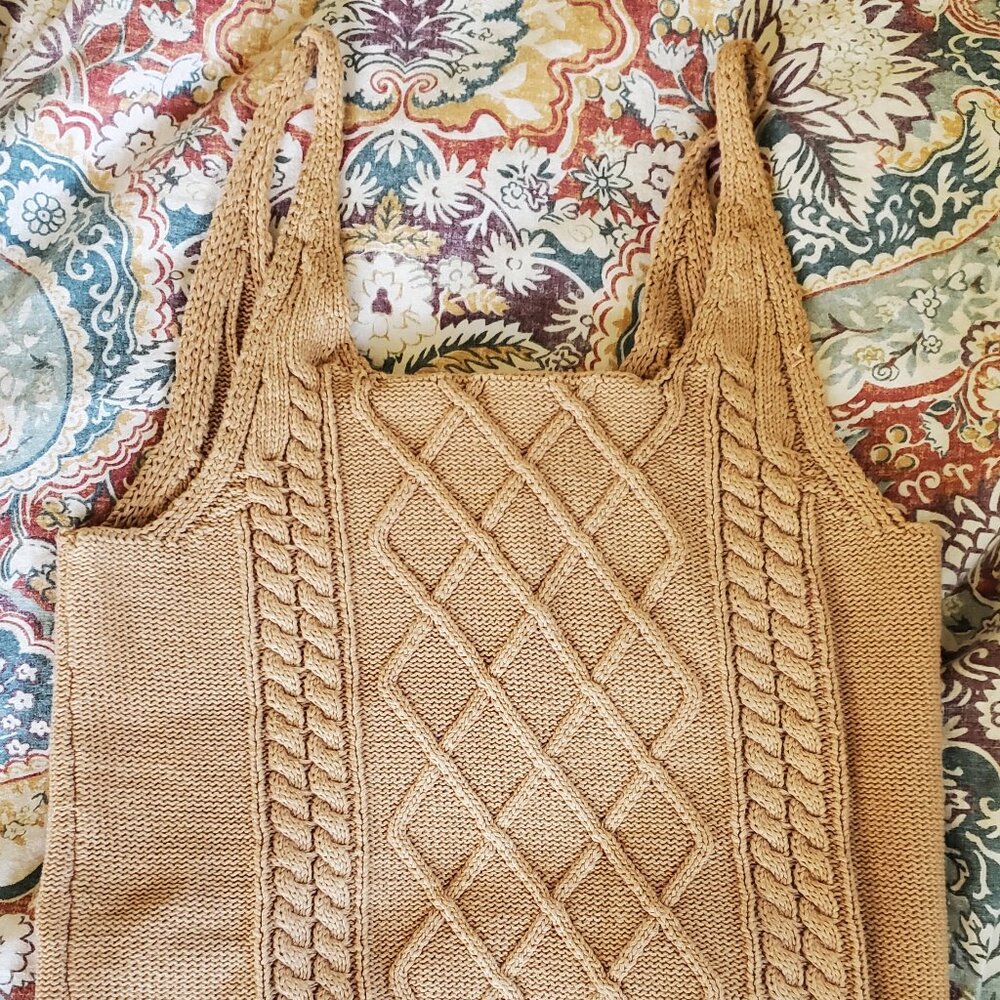 Neuflora sweater tank s m cotton